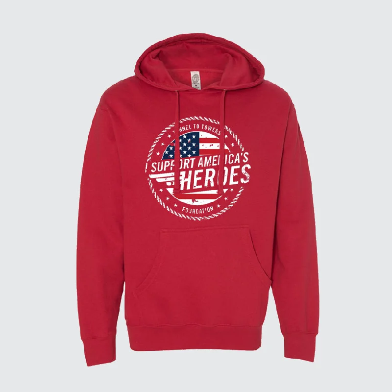 T2T Heroes Hoodie – Unisex (Red) - CLOSEOUT