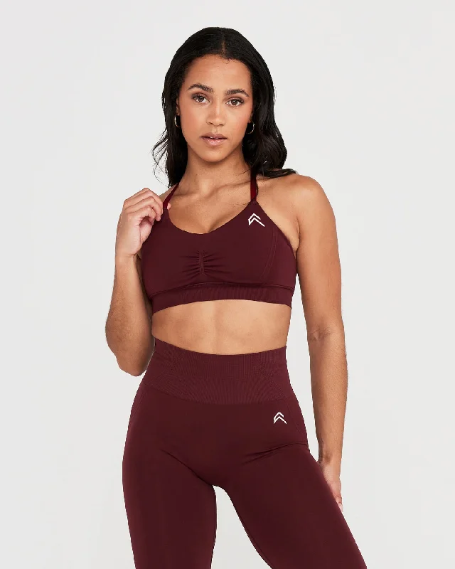 Effortless Micro Bralette | Rosewood