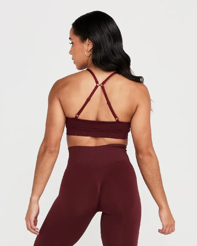 Effortless Micro Bralette | Rosewood