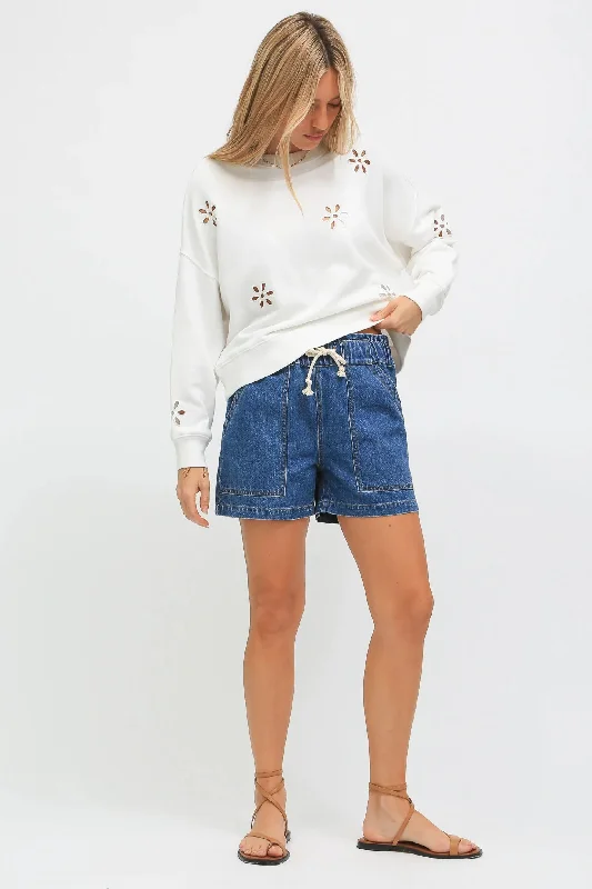 Electric & Rose Classic Eyelet Sweatshirt