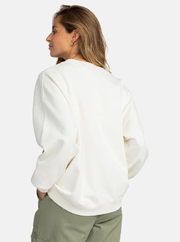 Lineup Oversized Sweatshirt - Egret