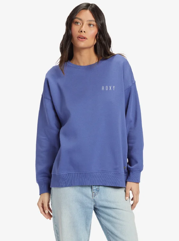 Morning Hike Crew Neck Sweatshirt - Marlin