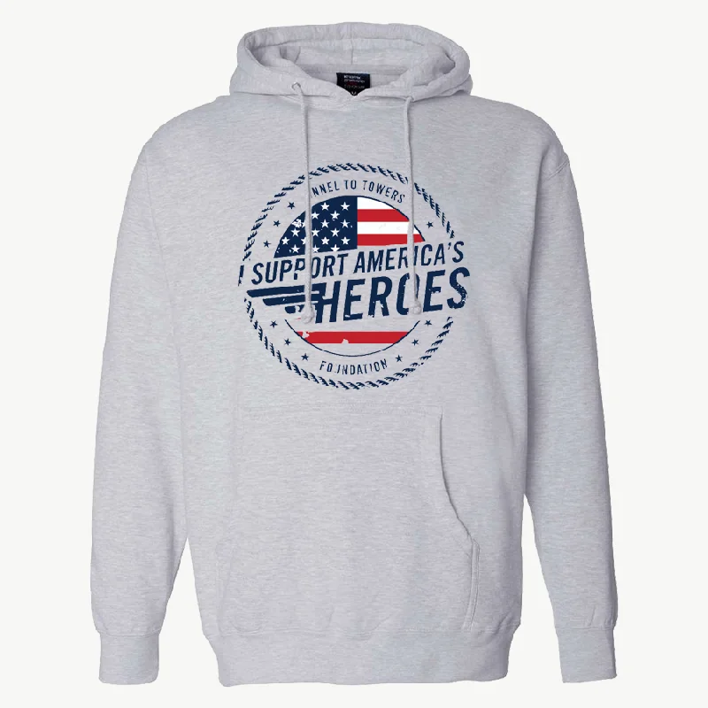 T2T Heroes Hoodie – Unisex (Grey Heather) - CLOSEOUT