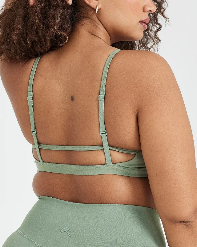 Timeless Strappy Bralette | Sage