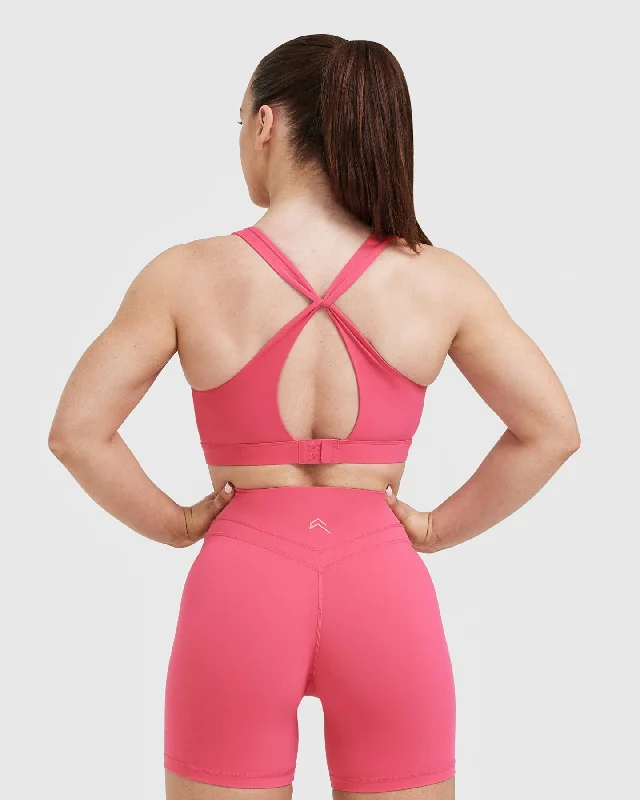 Unified Layered Sports Bra | Velvet Pink