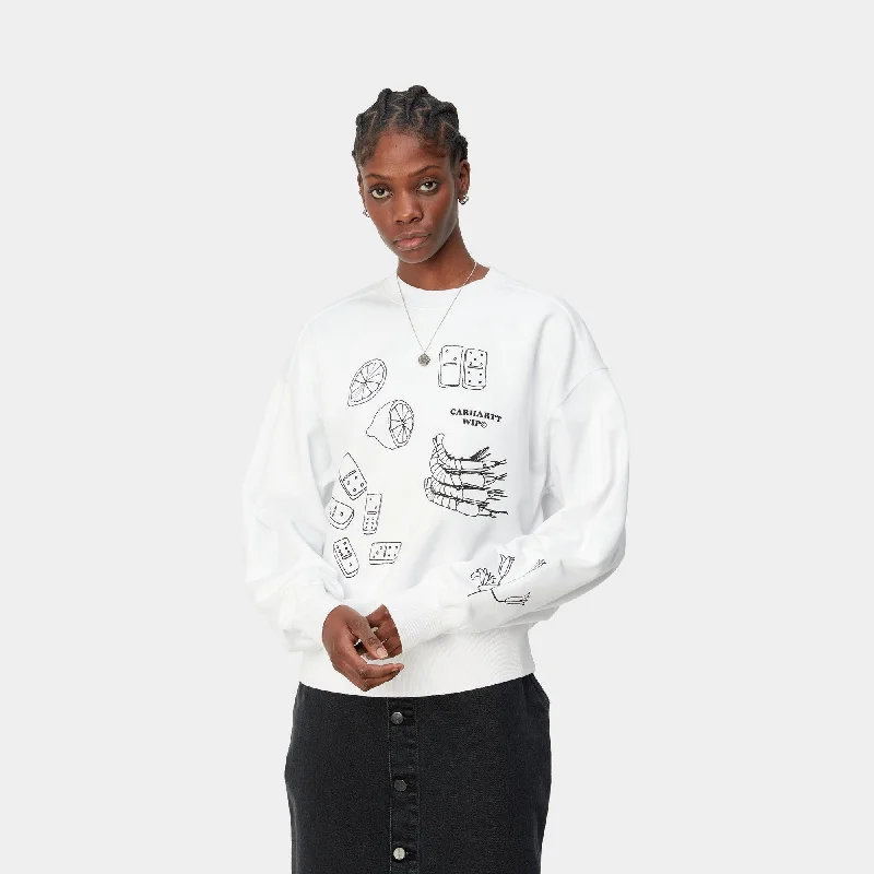 Women's Isis Maria Lunch Sweatshirt | White