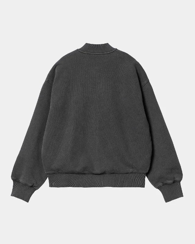 Women’s Nelson Sweatshirt Bomber | Charcoal