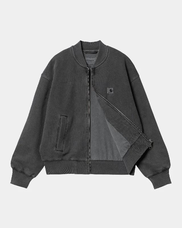 Women’s Nelson Sweatshirt Bomber | Charcoal